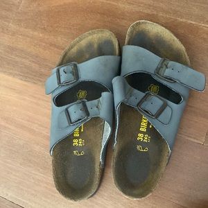 Blue Birkenstocks